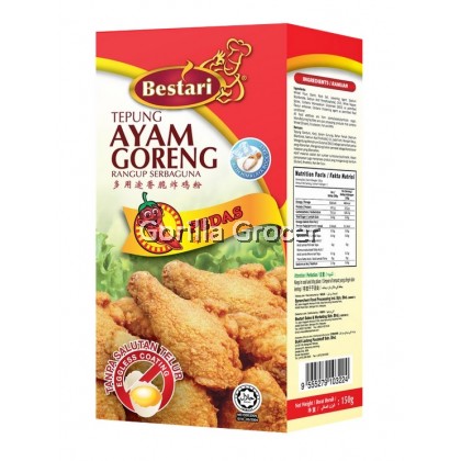 Bestari Tepung Ayam Goreng - Pedas - 150g